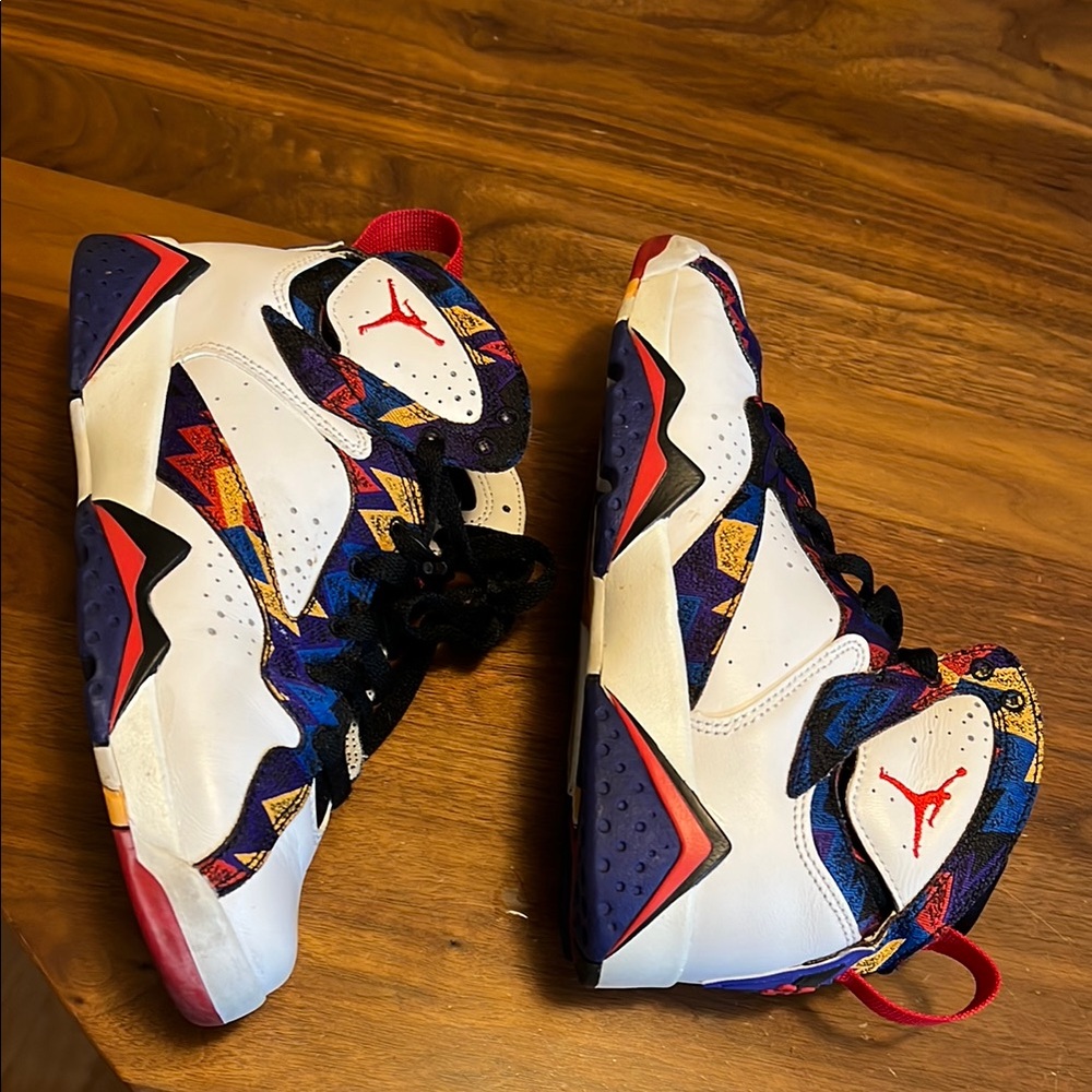 Jordan Black and White High-Top Sneakers